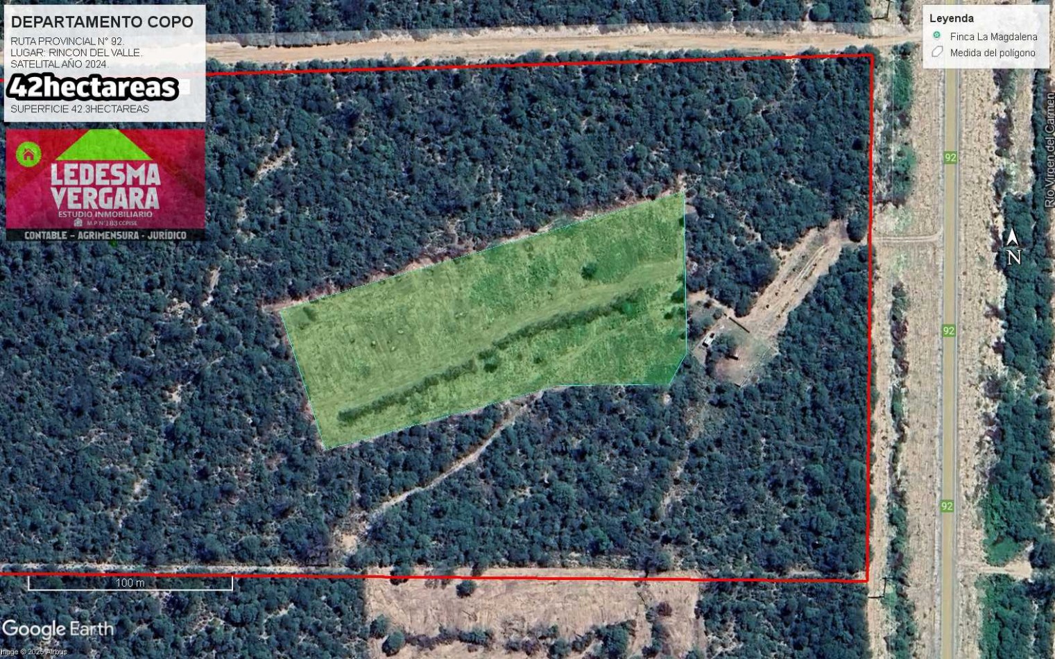 42 HA en VENTA - Rincon del Valle