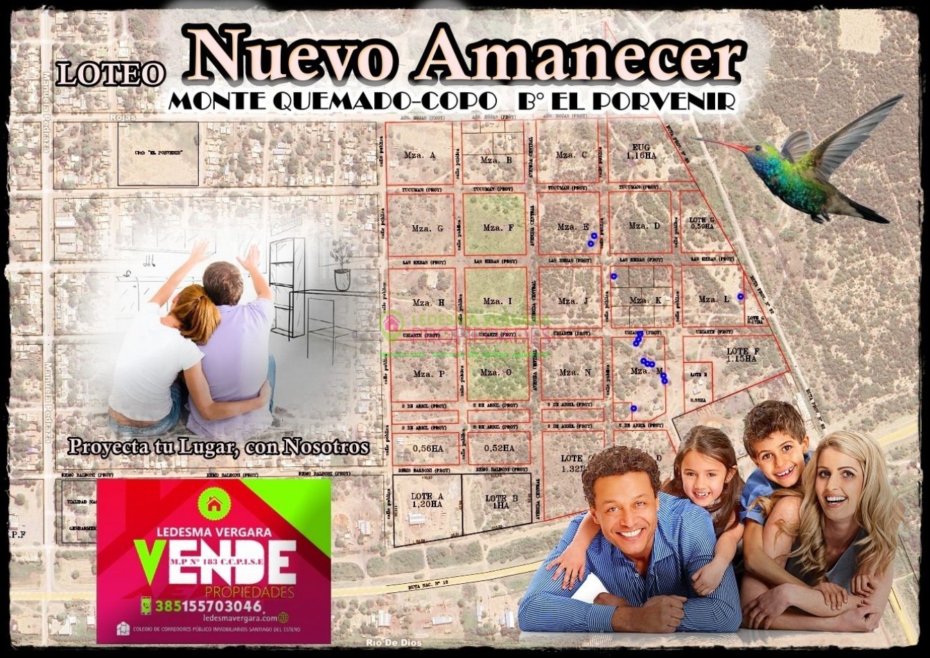 Loteo Exclusivo en Monte Quemado-Copo-Santiago del Estero