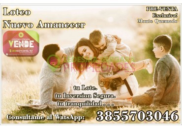 Loteo Exclusivo en Monte Quemado-Copo-Santiago del Estero